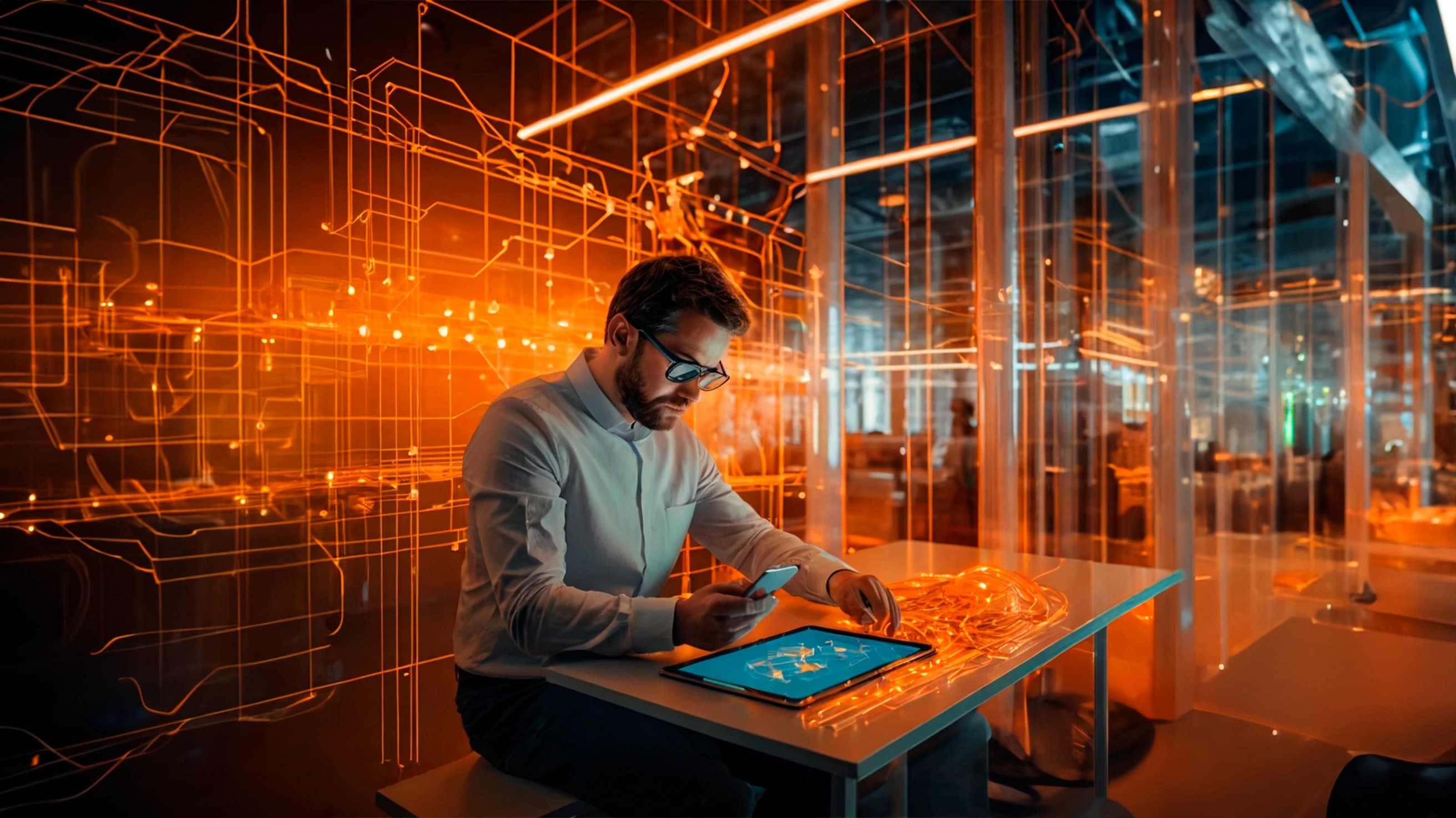 Imagem IB Solution, pessoas utilizando óculos vr